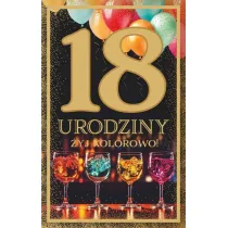 Art Nuvo Karnet 18 Urodziny damskie z�ocone (13x20,5cm) UCK-05