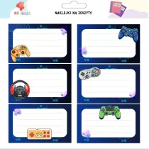 All4Kids Naklejki na szafk i zeszyt Pad Gra