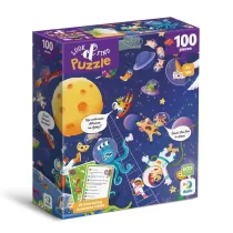 Puzzle 100 Look&Find Szalony kosmos Dodo
