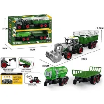 Traktor z przyczep� 41x27x10cm Adar