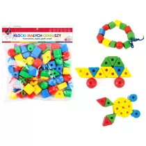 Klocki Geometryczne 62 elementy