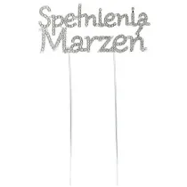 Topper PIK Sto lat - kryszta�ki 10x15cm