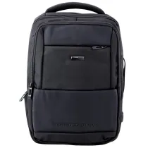 LeanToys Plecak biznesowy z USB czarny 26L