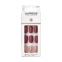 Kiss Sztuczne paznokcie samoprzylepne imPress - KIMM010 (rozmiar M) 30 szt.