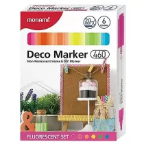 Astra Markery dekoracyjne fluorescencyjne Deco Marker 6 szt.