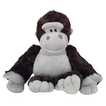 Goryl pluszowy ciemnoszary 22cm LeanToys