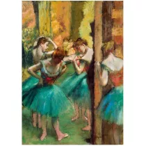 Puzzle 1000 el. R�owa i zielona tancerka, Degas Bluebird Puzzle
