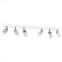 Luminex Nowoczesna lampa sufitowa biaa Reno x6