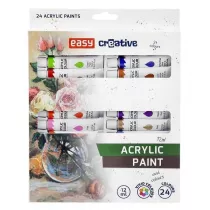 Easy Stationery Farby akrylowe 24x12ml