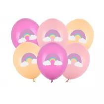 PartyDeco Balony Strong Pastel T�cza mix 30cm