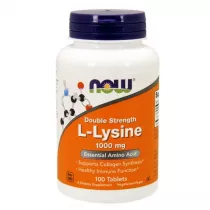Now Foods L-Lizyna 1000 mg Suplement diety 100 tab.