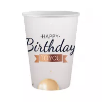 Godan Kubeczki papierowe Happy Birthday 250ml 6 szt.