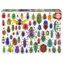 Puzzle 500 el. Kolorowe owady Educa