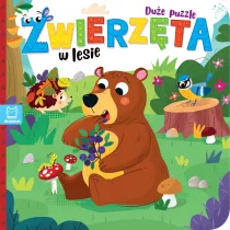 Due puzzle. Zwierzta w lesie