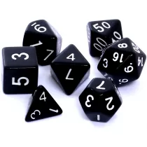 Komplet koci RPG. Matowe, czarne Rebel