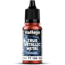Vallejo: 77.166 - True Metallic Metal - Airbrush - Ruby Red (18 ml)