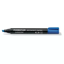 Staedtler Marker wodoodporny Lumocolor, niebieski, �ci�ty