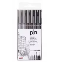 Cienkopisy krelarskie PIN 6 szt.
