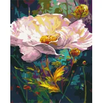 Brushme Malowanie po numerach - Wspania�y kwiat 40x50cm