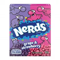 Ferrara Candy Company Nerds cukierki o smaku winogrono-truskawka 46.7 g