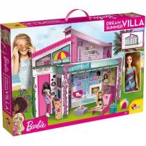 Duy Dom Letnia Willa Barbie + Lalka Barbie 4+ Lisciani