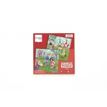 Puzzle magnetyczne 20x2 + ksi��ka Rycerze Scratch
