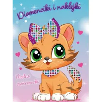 Modne zwierzaczki. Diamenciki i naklejki