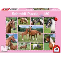 Puzzle 150 el. Konie G3