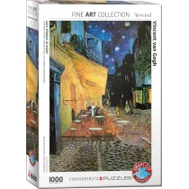 Puzzle 1000 el. Kawiarnia i taras w nocy Eurographics