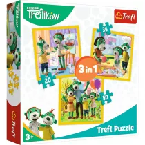 Puzzle 3w1 Razem jest wesoo. Rodzina Treflikw