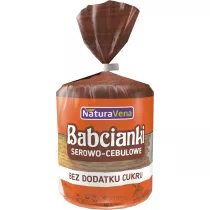 NaturaVena Babcianki serowo-cebulowe bez dodatku cukru 110 g