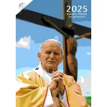 Kalendarz 2025 A4 cienny Papieski