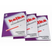 Kakado-Delfin Kalka ołówkowa A4 fioletowa w teczce 30500 50 arkuszy