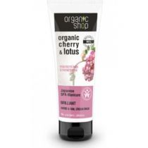 Organic Shop Organic Cherry & Lotus kremowy balsam do rąk i paznokci 75 ml