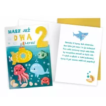 Kukartka Karnet Urodziny 2 O�miornica