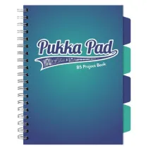 Pukka Pad Project Book B5 Blue Morski kratka, 80g 100 kartek