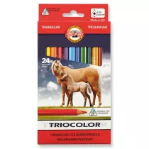 Koh-I-Noor Kredki Triocolor 3144 24 szt.