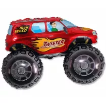 Godan Balon foliowy Samochd Twister czerwony 61 cm