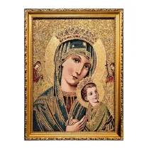Obraz Haftowany Matka Bo�a Nieust. Pomocy 42/32cm
