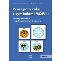 Przez pory roku z symbolami M�Wik Zima materia�y dla uczni�w z niepe�nosprawno�ci� intelektualn�