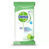 Dettol chusteczki do mycia i dezynfekcji powierzchni antybakteryjne Limonka i Mita 36 szt.
