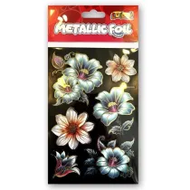Naklejki foliowe Metalic Double Flowers PENMATE