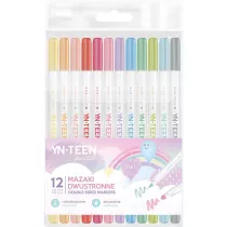 Interdruk Mazaki dwustronne pastel 12 szt.