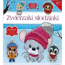Naklejki iskierki z brokatem. Zwierzaki Sodziaki