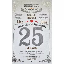 Yeku Karnet 25 rocznica �lubu (srebrna)