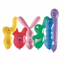 Godan Balony rnokolorowe - ksztaty 50 szt.