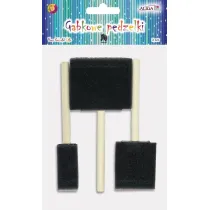 Aliga P�dzelki g�bkowe 2,5cm, 5cm, 7,5cm 3 szt