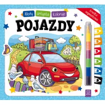 May artysta koloruje. Pojazdy