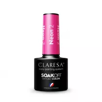 Claresa Soak Off UV/LED Neon lakier hybrydowy 2 5 g