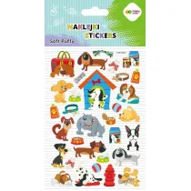Happy Color Naklejki 3D SOFT PUFFY - Dog World, 110X205 mm